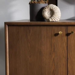 Clearance Marlow Walnut Display Cabinet Display Cabinets | Display Cabinets