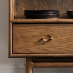 Clearance Marlow Walnut Display Cabinet Display Cabinets | Display Cabinets