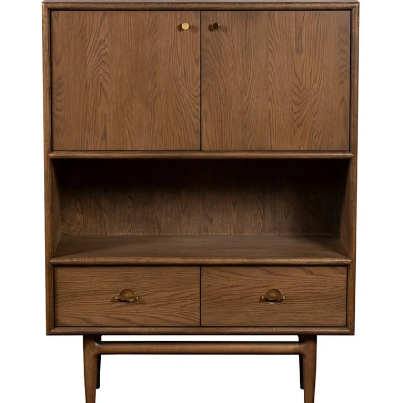 Clearance Marlow Walnut Display Cabinet Display Cabinets | Display Cabinets
