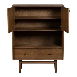 Clearance Marlow Walnut Display Cabinet Display Cabinets | Display Cabinets