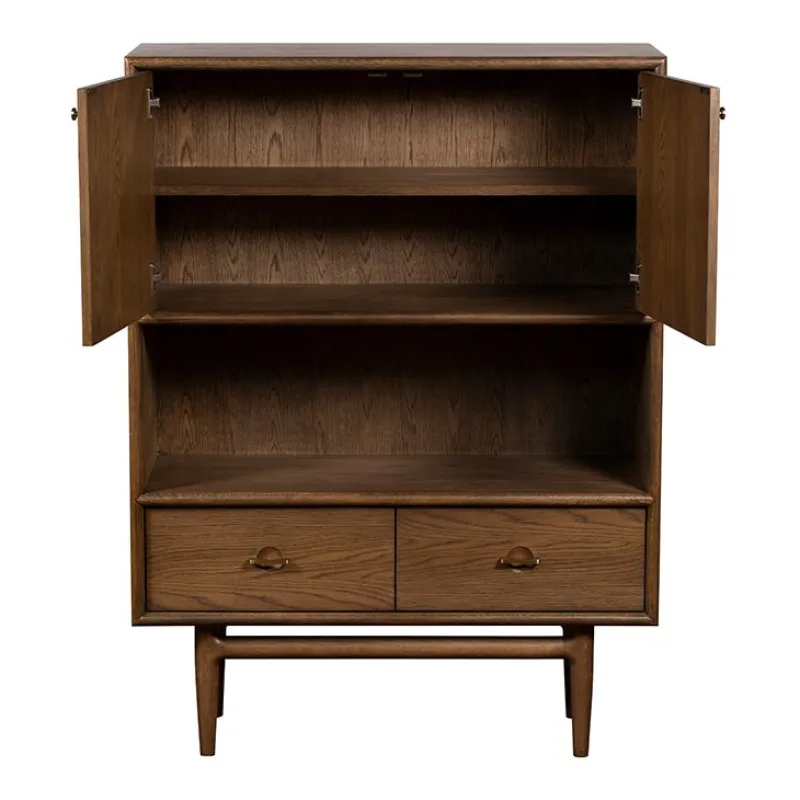 Clearance Marlow Walnut Display Cabinet Display Cabinets | Display Cabinets