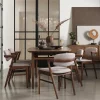 Best Marlow Walnut 2.1m Extending Dining Table Dining Tables