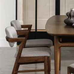 Best Marlow Walnut 2.1m Extending Dining Table Dining Tables
