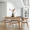 Discount Winchester Rectangular Extending Dining Table and 6 Isabelle Chairs Dining Sets