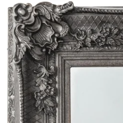 Outlet Abbey Silver Leaner Mirror Interior Accessories