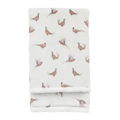Discount Kilburn Watercolour Pheasant Sherpa Fleece Throws | Blankets, Throws & Bedspreads