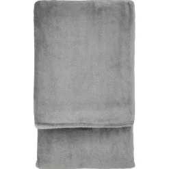 Clearance Santa Fe Grey Super Soft Fleece Throws