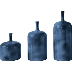 Best Vormark Set of 3 Blue Ornaments Interior Accessories