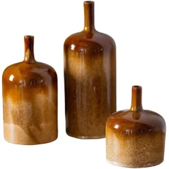 Fashion Vormark Set of 3 Brown Ornaments Interior Accessories