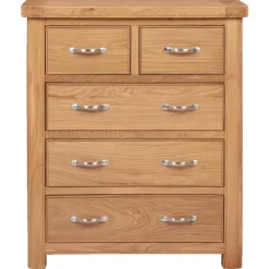 Best Gloucester Oak 2 Over 3 Chest Chest Of Drawers
