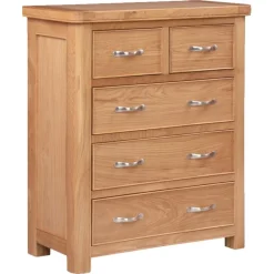 Best Gloucester Oak 2 Over 3 Chest Chest Of Drawers