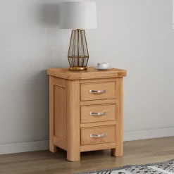 Best Gloucester Oak Bedside Table Bedside Tables