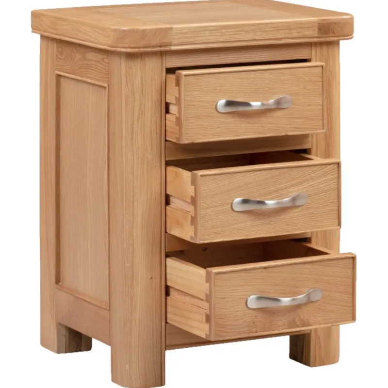 Best Gloucester Oak Bedside Table Bedside Tables