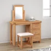Best Gloucester Oak Dressing Table Set Dressing Tables