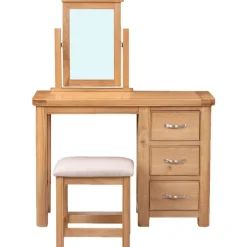 Best Gloucester Oak Dressing Table Set Dressing Tables