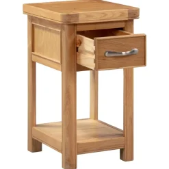 Best Gloucester Oak Small Bedside Table Bedside Tables