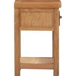 Best Gloucester Oak Small Bedside Table Bedside Tables