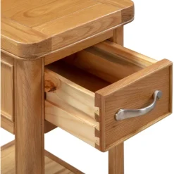 Best Gloucester Oak Small Bedside Table Bedside Tables
