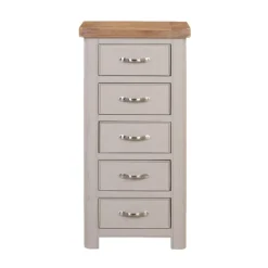 Discount Gloucester Painted Tall 5 Drawer Chest Chest Of Drawers
