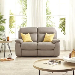 Discount Harrison 2 Seater Power Recliner Sofa - Elephant Grey Recliner Sofas | 2 Seater Sofas