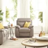 Clearance Harrison Power Recliner Chair - Elephant Grey Armchairs | Recliner Chairs