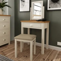 Outlet Hastings Dressing Table in Stone Dressing Tables