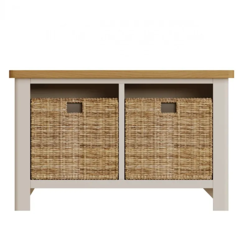 Outlet Hastings Hall Bench in Stone Sideboards | Hall Benches