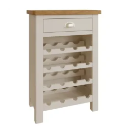 Outlet Hastings Wine Cabinet in Stone Wine Cabinets | Kitchen Furniture