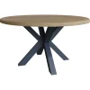Best Heritage Editions Blue 1.5m Round Dining Table Dining Tables