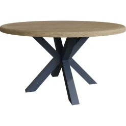 Best Heritage Editions Blue 1.5m Round Dining Table Dining Tables