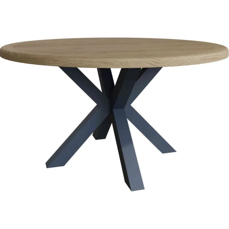 Best Heritage Editions Blue 1.5m Round Dining Table Dining Tables