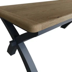 Sale Heritage Editions Blue 2m Fixed Dining Table and 4 Upholstered Chairs Dining Sets