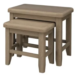 Discount Heritage Editions Oak Nest of 2 Tables Nest Of Tables
