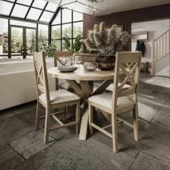 Fashion Heritage Large Round Dining Table Dining Tables