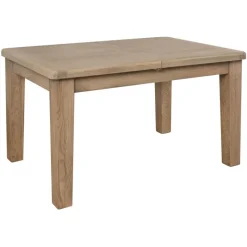 Discount Heritage 1.3m Extending Dining Table with 4 Natural Upholstered Chairs Dining Sets