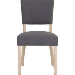 Clearance Holkham Oak Grey Fabric Dining Chair Dining Chairs