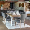 Clearance Holkham Oak 1.3m Dining Table & 6 Chairs Dining Sets