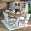 Best Holkham Oak 1.6m Dining Table and 6 Chairs in Natural Dining Sets