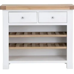 New Holkham Oak Wine Rack Wine Cabinets | Kitchen Furniture