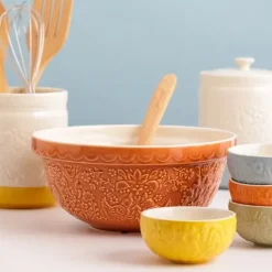 Outlet Home To Roost Orange 24cm Mixing Bowl Baking