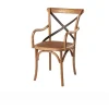 Best Houston Oak Cross Armchair Dining Chairs
