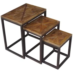 Discount Houston Set of 3 Side Tables Side Tables