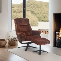 Discount Hudson Swivel Chair & Stool Set Swivel Chairs