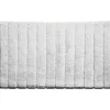 Best Bamboo Stripe Mat White Bath Mats