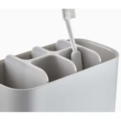 Discount Easy Store Large Toothbrush Holder Ecru Bathroom Accessories