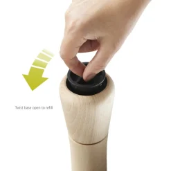 New Milltop Wood Pepper Mill Kitchen Utensils