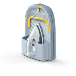 Online Pocket Plus Folding Tabletop Ironing Board Grey/Yellow Laundry
