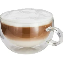 Sale Duo 2 Piece Latte Cup Glass Set 325ml Glassware