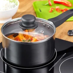 Clearance Essentials Non Stick 3 Piece Pan Set Pots & Pans