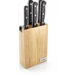 Online Judge 5 Piece Knife Block Kitchen Utensils